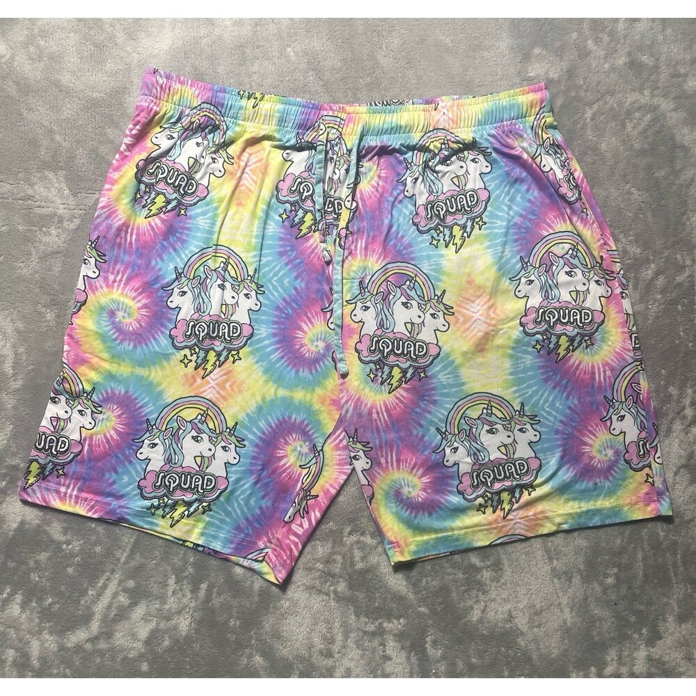 Top Drawer Unicorn Squad Pajamas Bottoms Shorts Women’s XL Elastic & Drawstring